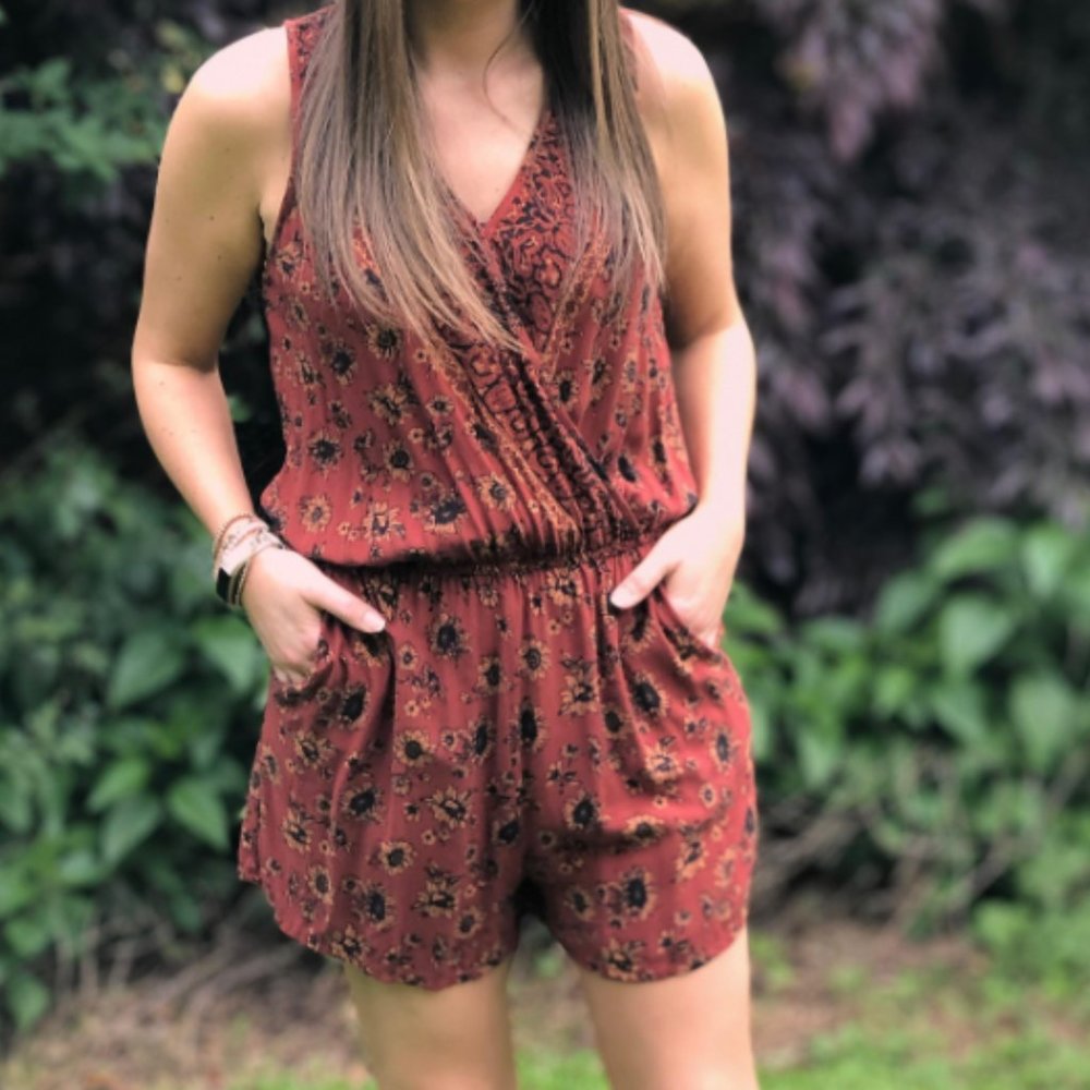 Mossimo Sunflower Romper